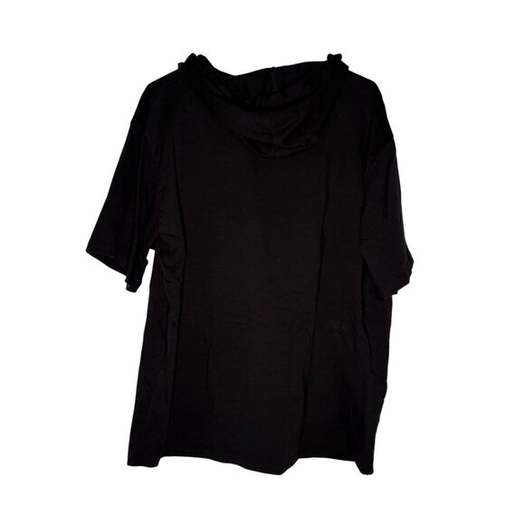 Zumba Since 2001 Short Sleeve Hoodie Bold Black & Green Men's Size Large NWT! - Picture 7 of 7